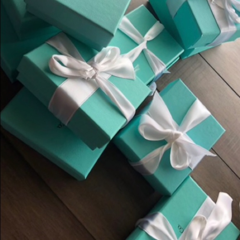 Authentic Tiffany and Co Boxes with Pouch